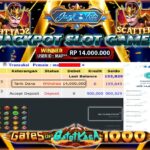 MAXWIN !! MENANG BESAR DI PERMAINAN GATES OF GATOT KACA 1000 !!! JANJITOTO BAYAR LANGSUNG LUNAS SEBESAR Rp 14.000.000 !!!