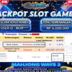 MAXWIN !! MENANG BESAR DI PERMAINAN MAHJONG WAYS 2 !!! JANJITOTO BAYAR LANGSUNG LUNAS SEBESAR Rp 6.000.000 !!!
