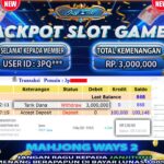 MAXWIN !! MENANG BESAR DI PERMAINAN MAHJONG WAYS 2 !!! JANJITOTO BAYAR LANGSUNG LUNAS SEBESAR Rp 3.000.000 !!!