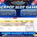 MAXWIN !! MENANG BESAR DI PERMAINAN SUPER MARKET PG SOFT !!! JANJITOTO BAYAR LANGSUNG LUNAS SEBESAR Rp 12.200.000 !!!
