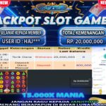 Selamat kepada HAJ**** berhasil mendapatkan kemenangan DI PERMAINAN GATES OFF OLYMPUS SEBESAR RP 20.000.000